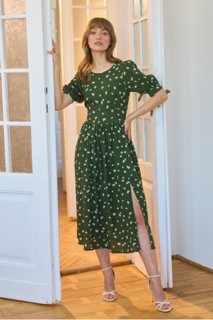 Letnia beztroska - oliwkowa